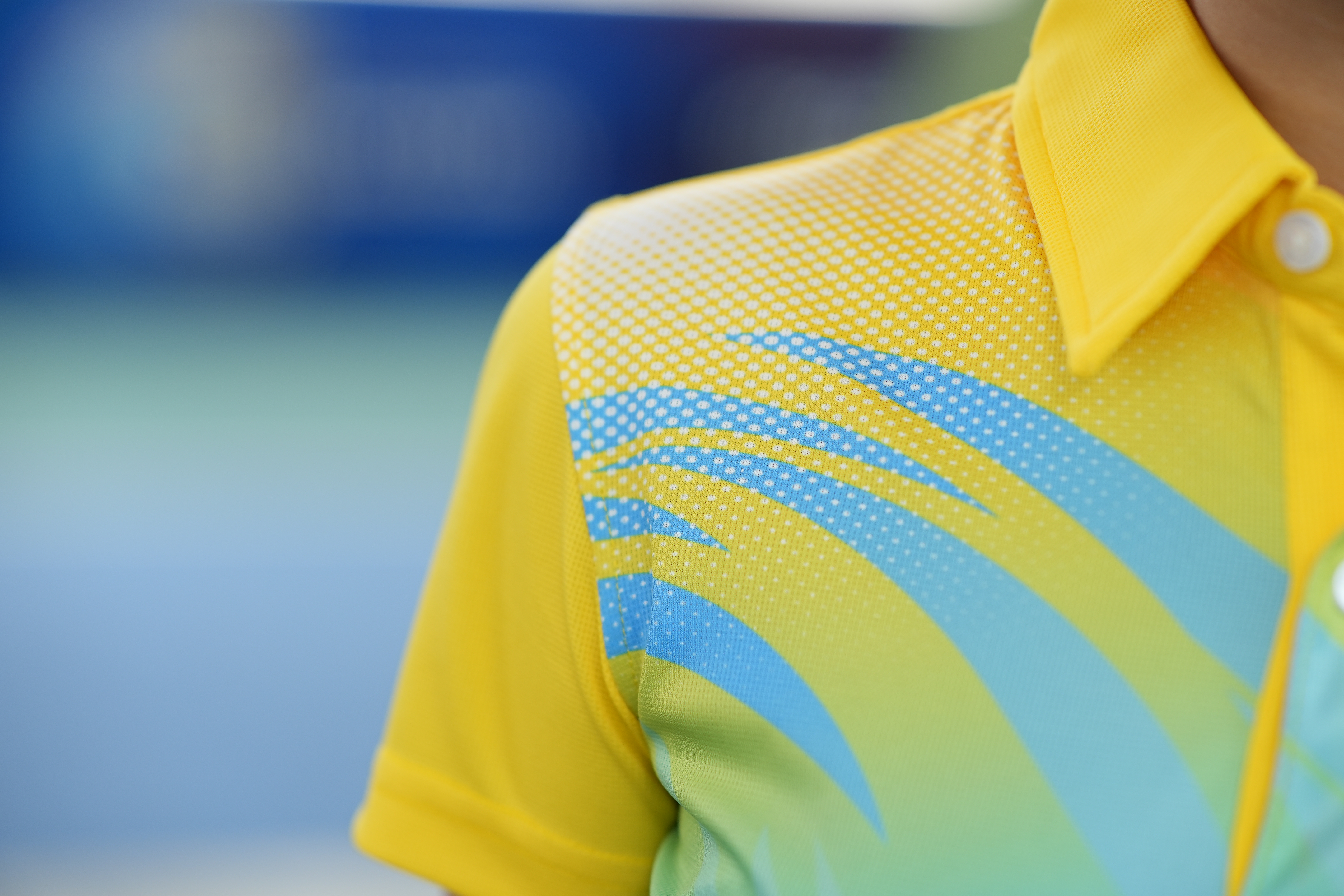 Áo cầu lông Pickleball tenis Nữ Hiwing P2 Màu Vàng